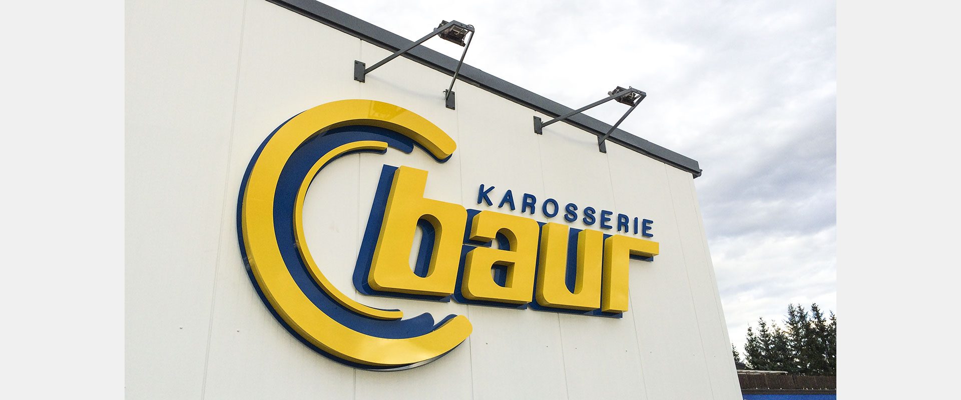 Karosserie Baur Rottenburg 3D Logo by Hirschburg Werbeagentur