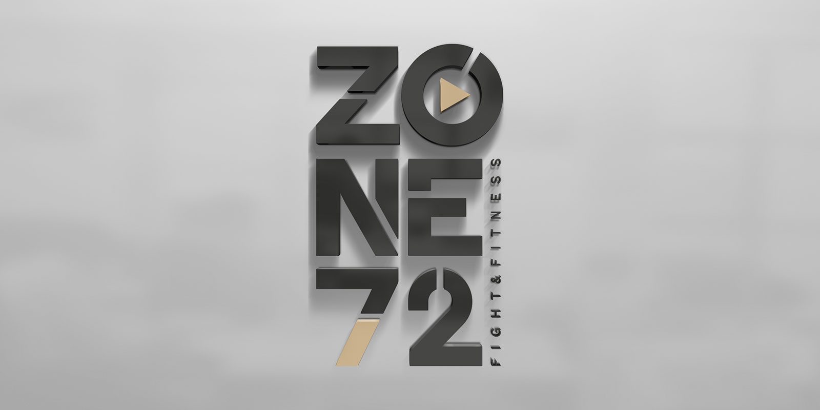 Zone 72 Fitness & Kampfsport Zentrum Logo by Hirschburg Werbeagentur